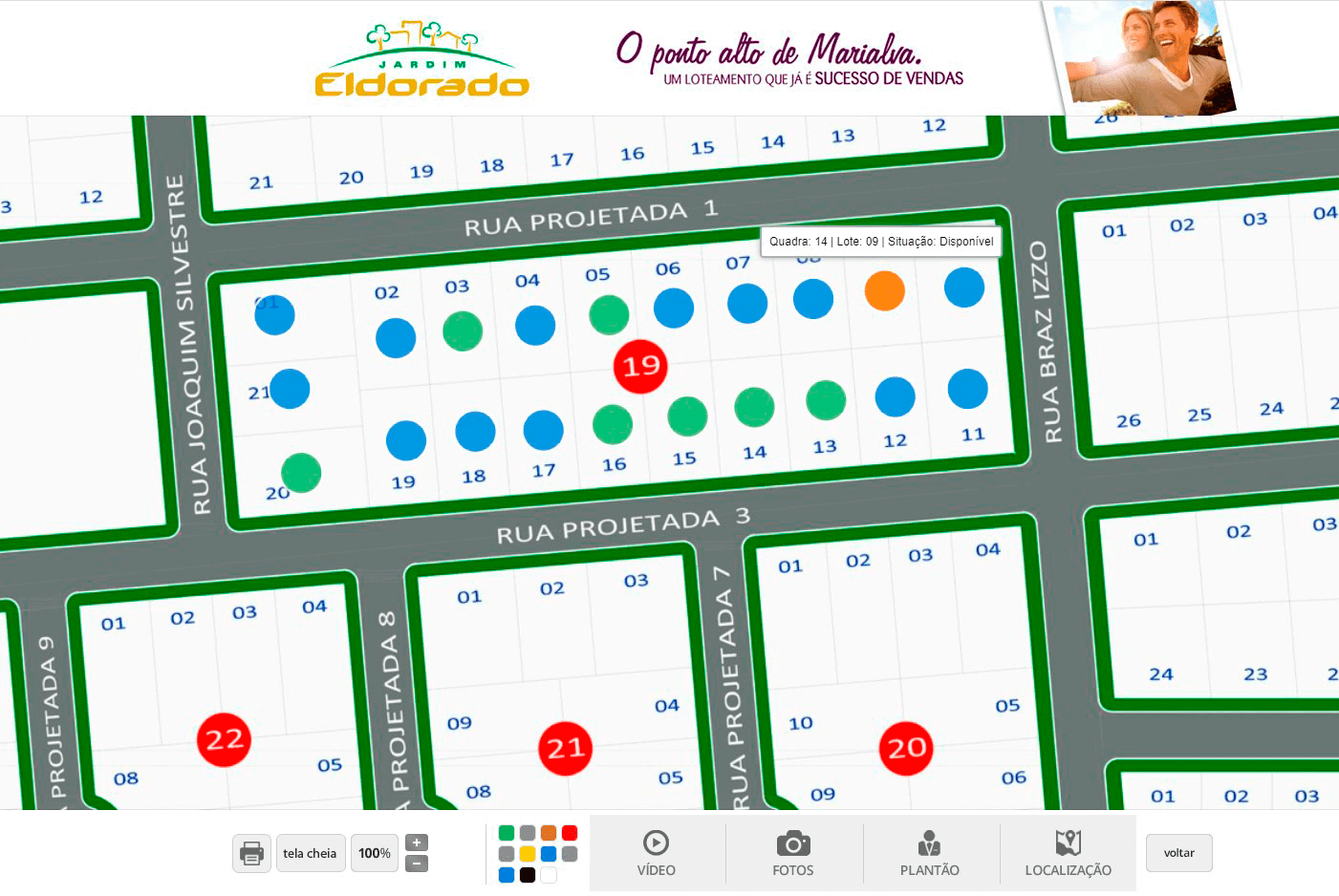 Tela: Empreendimentos Tela: Empreendimentos